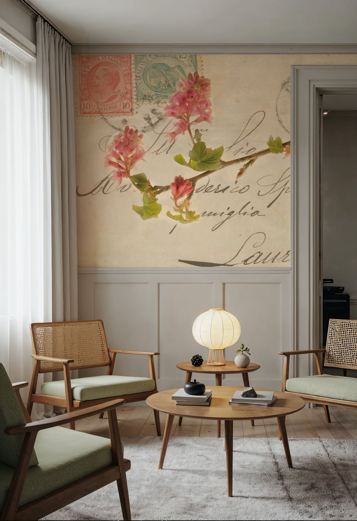 Letters to My Love III Mural Wallpaper - room preview 03