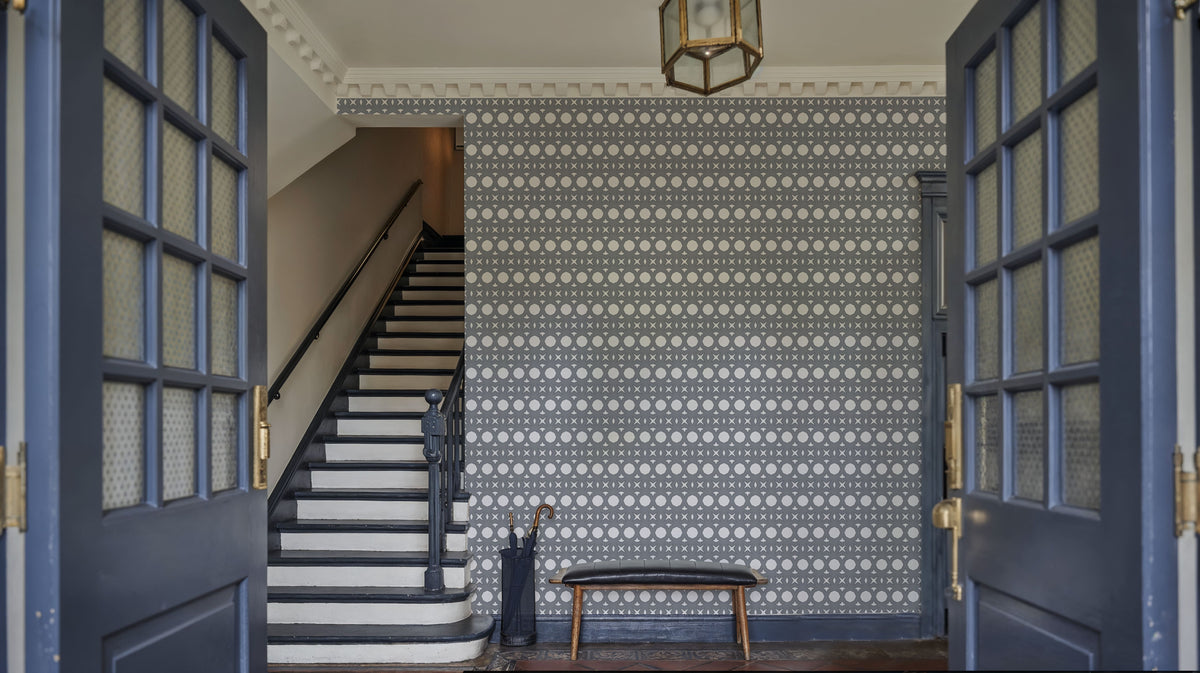 Temara Dot Repeat Mural Wallpaper - room preview 03