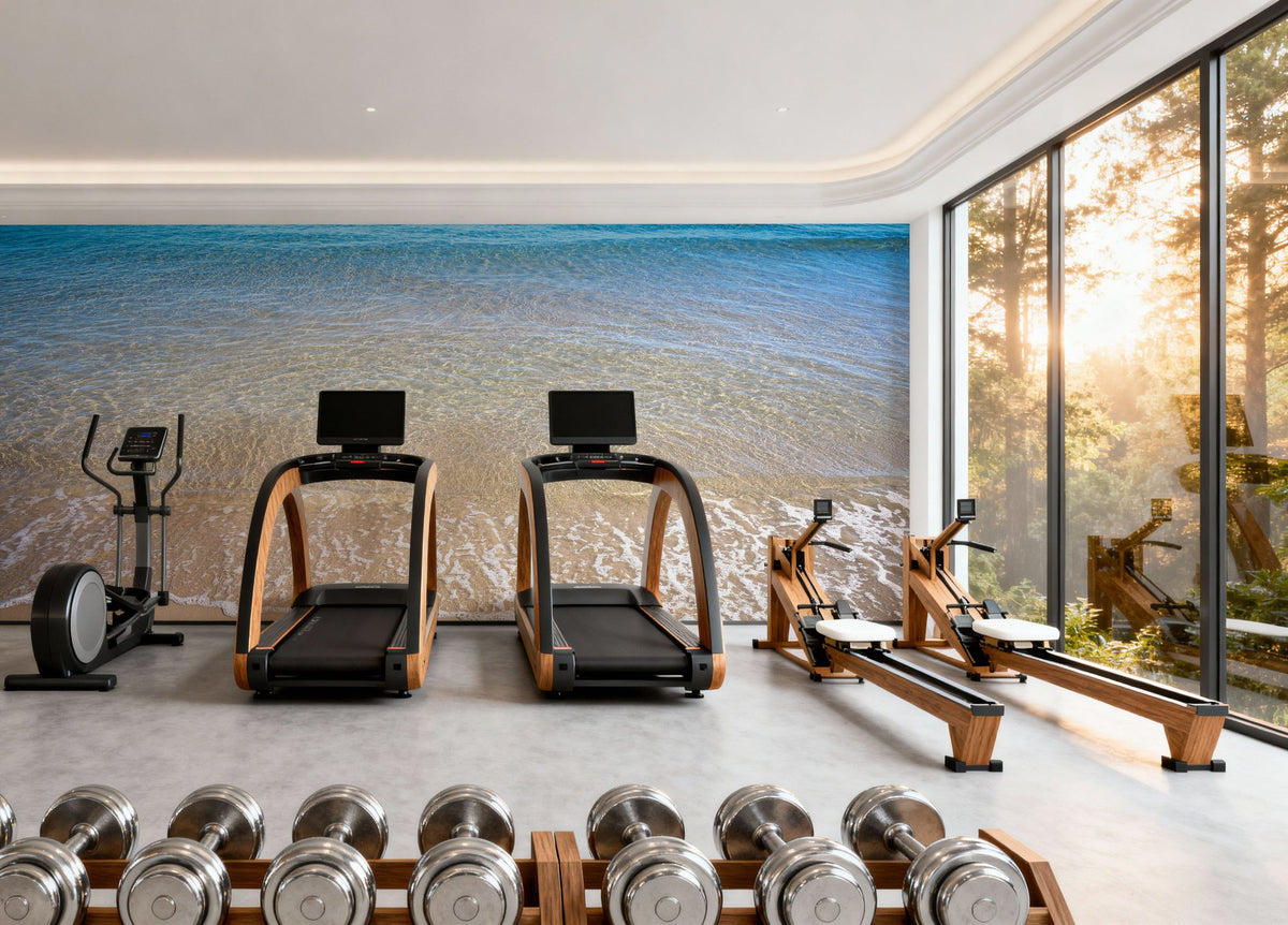 Shoreline Serenity Mural Wallpaper - room preview 03