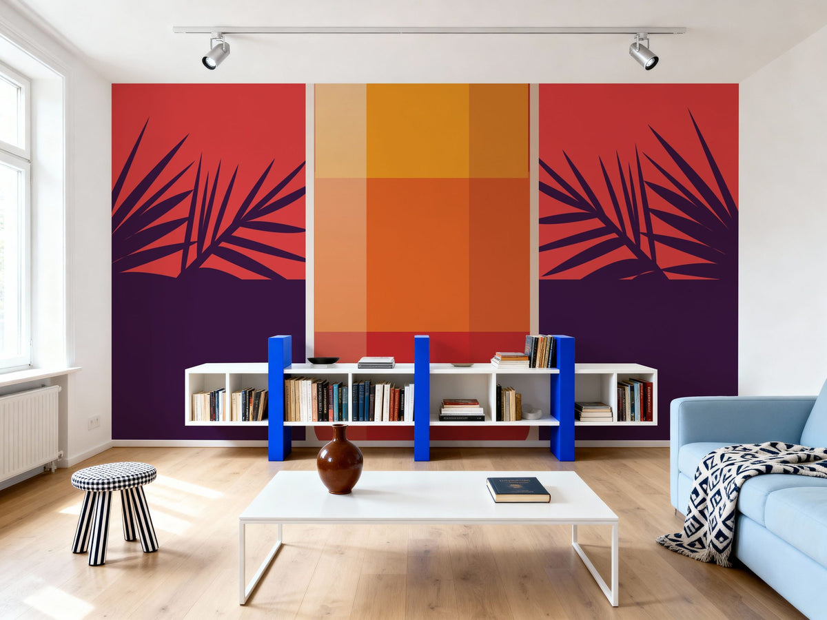 Tequila Sunrise Mural Wallpaper - room preview 03
