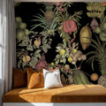 Juicy Fruits, Black Mural Wallpaper - room preview 03