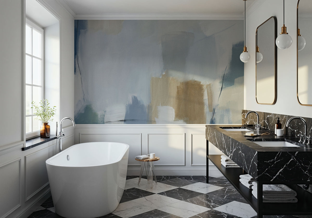 Emerging Abstract Mural Wallpaper - room preview 03