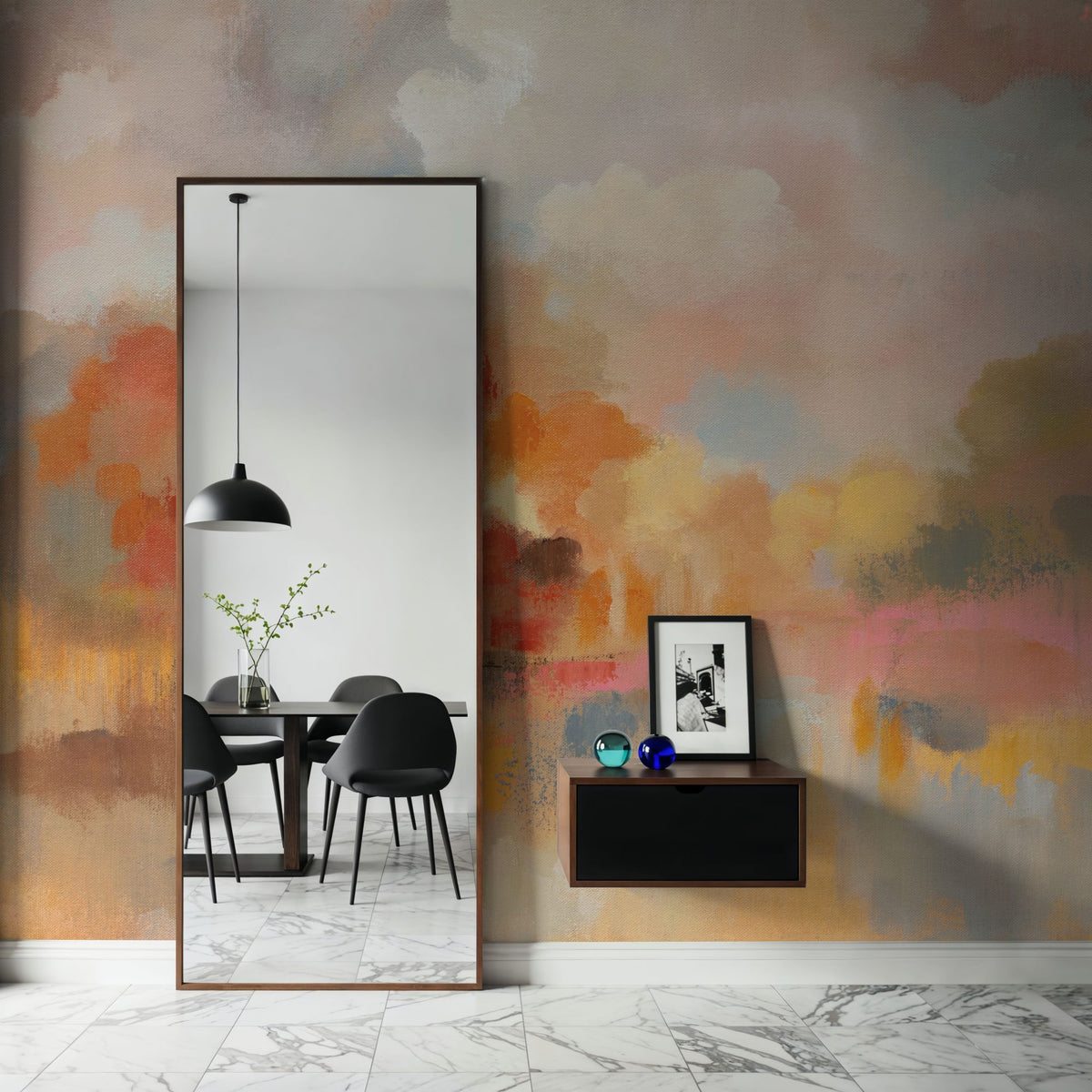Fall Sunrise Mural Wallpaper - room preview 03