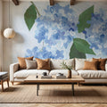 Providence Hydrangea II Mural Wallpaper - room preview 03