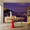 Twilight Castle Panorama Mural Wallpaper - room preview 03