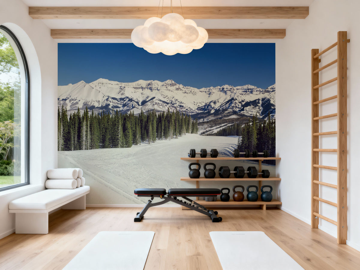 Alpine Solitude Mural Wallpaper - room preview 03