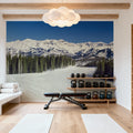 Alpine Solitude Mural Wallpaper - room preview 03
