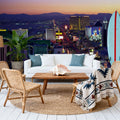 Vegas Twilight Glow Mural Wallpaper - room preview 03