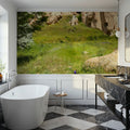 Purple Wildflower Canyon Mural Wallpaper - room preview 03