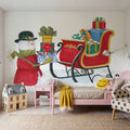 Main Street Christmas XI Mural Wallpaper - room preview 03