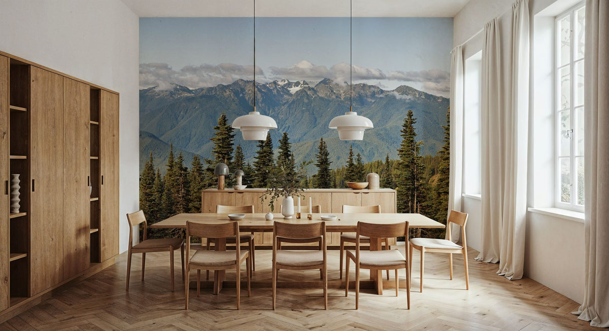Treeline Mural Wallpaper - room preview 03