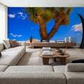 Joshua Tree Blue X Mural Wallpaper - room preview 03