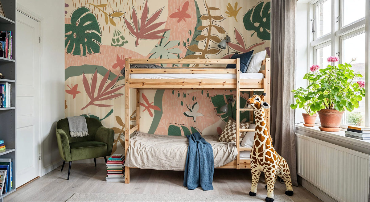 Desert Flair Pink River Mural Wallpaper - room preview 03