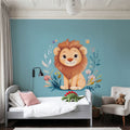 Lion Roar Mural Wallpaper - room preview 03