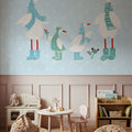 Ducks in the Snow I Mural Wallpaper - room preview 03
