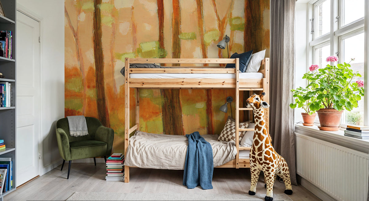 Forest Light II Mural Wallpaper - room preview 03
