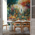Lush Garden of Eden At Sunrise Mural Wallpaper - room preview 03