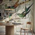 Hummingbird Study Mural Wallpaper - room preview 03