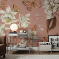 Flutter and Bloom I Mural Wallpaper - room preview 03
