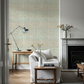 Harvest Arrows White Mural Wallpaper - room preview 03