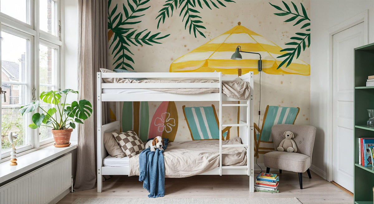 Beach Day I Mural Wallpaper - room preview 03