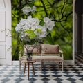 Dewy Star Blossoms Mural Wallpaper - room preview 03