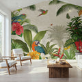 Parrot Paradise I Mural Wallpaper - room preview 03