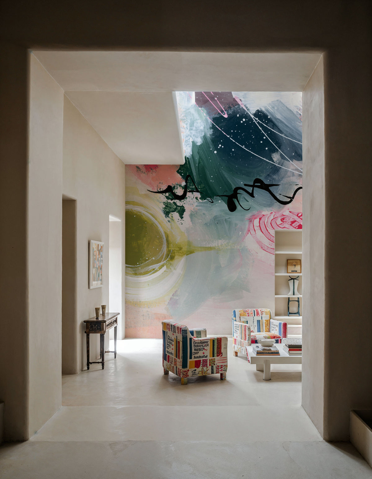 Graffiti Abstract II Mural Wallpaper - room preview 03