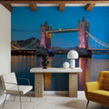 Purple Thames Twilight Mural Wallpaper - room preview 03