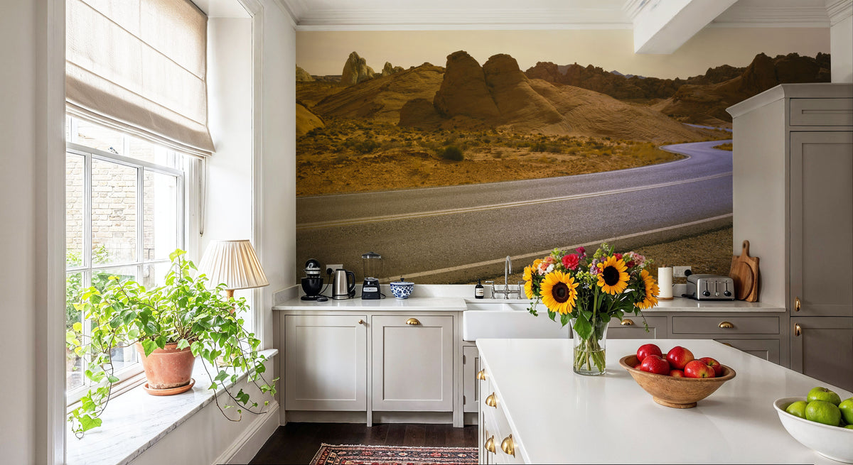 Sandstone Journey Mural Wallpaper - room preview 03