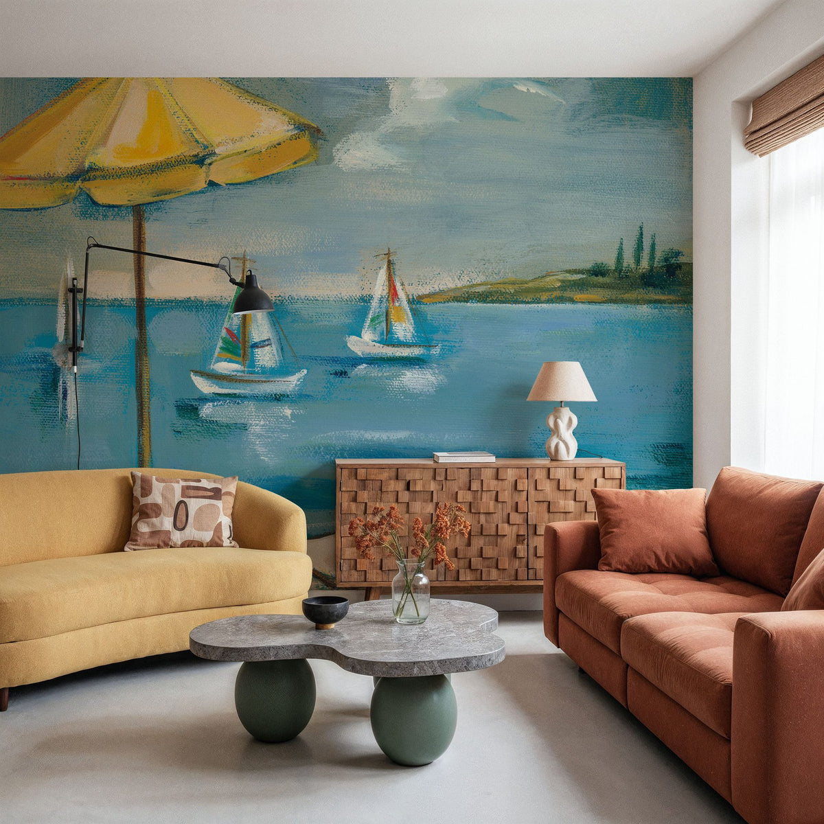Turquoise Bay II Mural Wallpaper - room preview 03