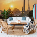 Place De La Concorde At Sunset Mural Wallpaper - room preview 03