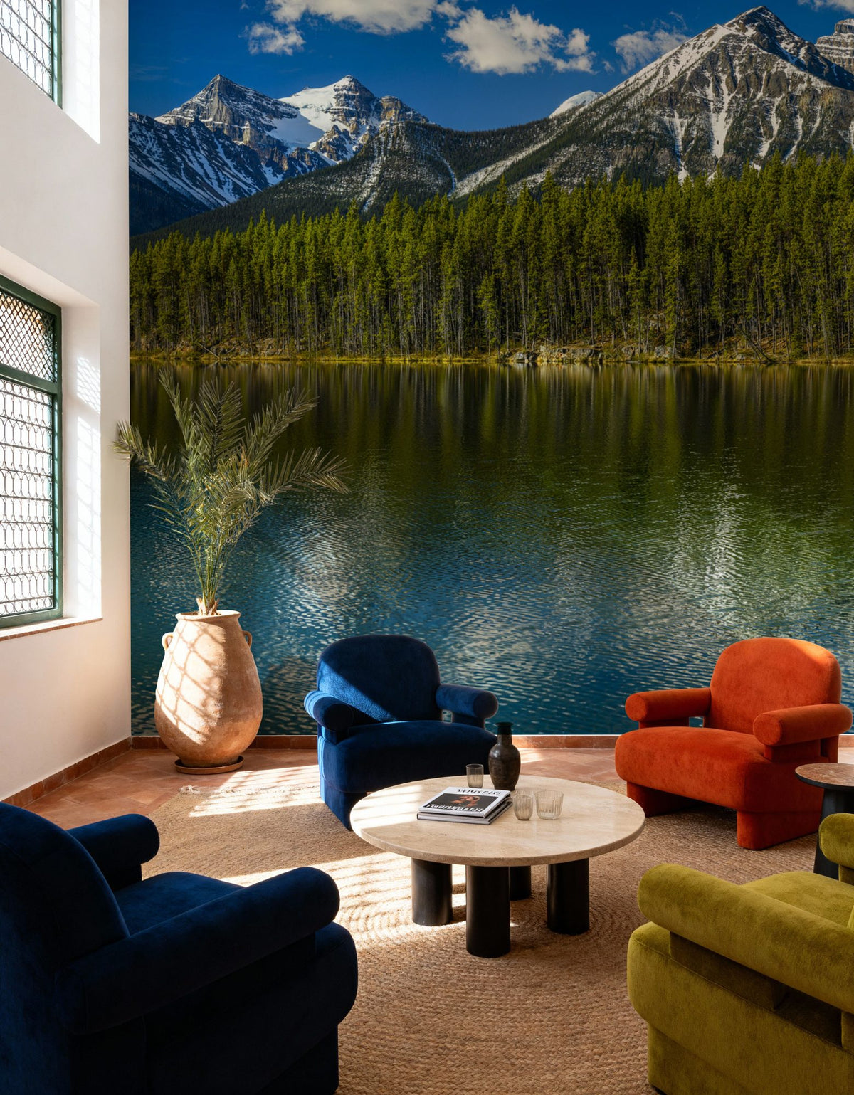 Lake Louise Mural Wallpaper - room preview 03