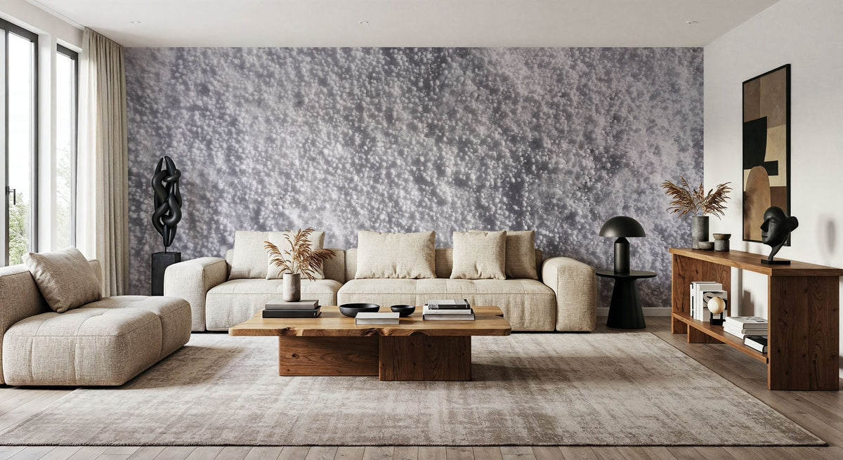 Snow Pearls Mural Wallpaper - room preview 03