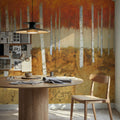 Autumn Birches Mural Wallpaper - room preview 03