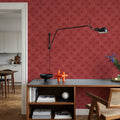 Harvest Slice Red Mural Wallpaper - room preview 03