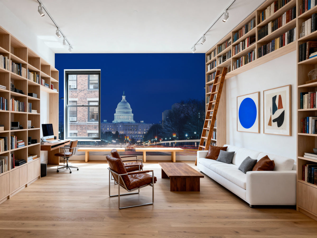 Urban Light Trail Mural Wallpaper - room preview 03