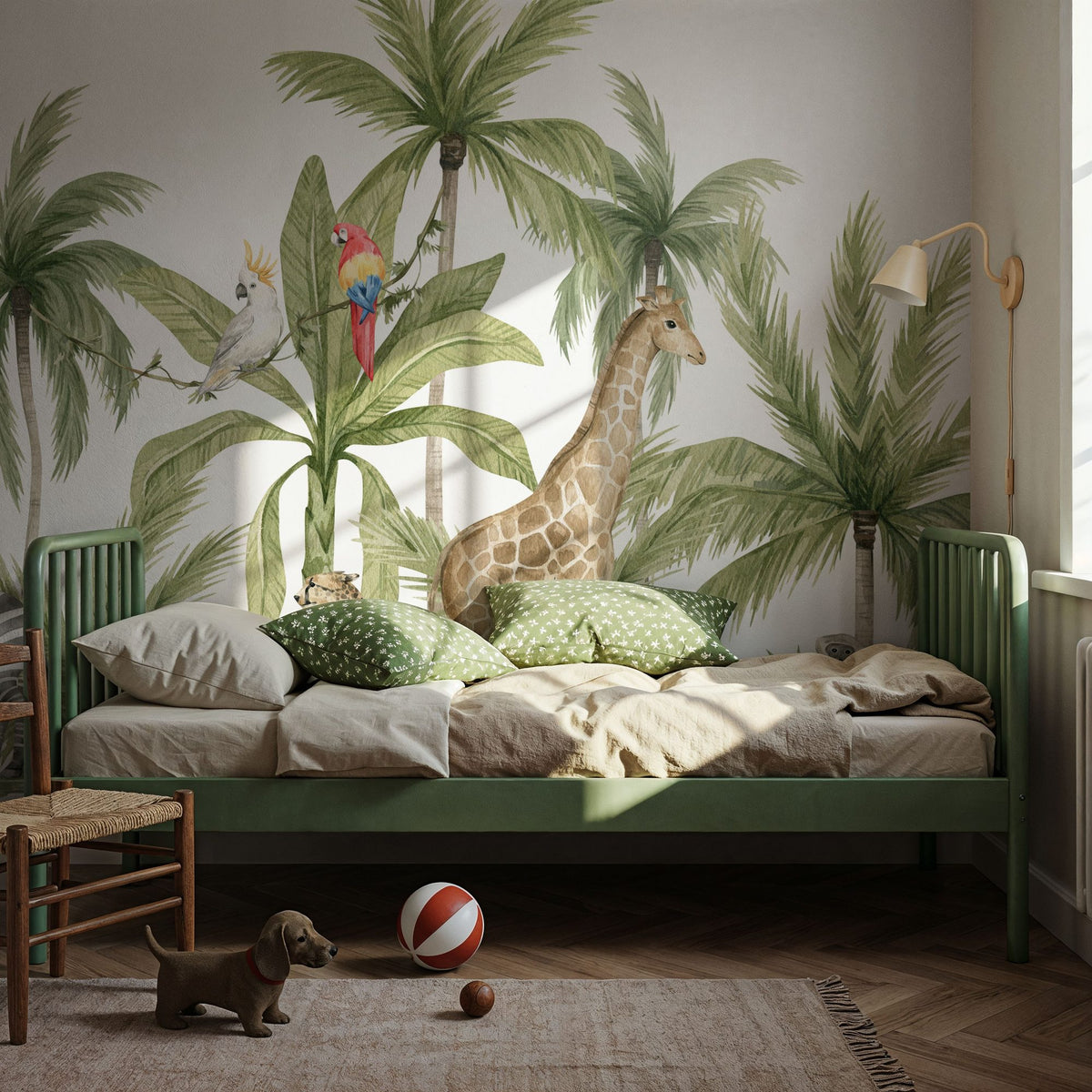 Palm Tree Hideaway Mural Wallpaper - room preview 03