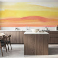 Pink Sunrise I Mural Wallpaper - room preview 03