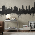 Huddersfield England Skyline Concrete Mural Wallpaper - room preview 03