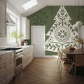 Holiday Form VI Mural Wallpaper - room preview 03