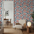 Pink Peonys Mural Wallpaper - room preview 03