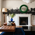 Nice France Skyline Black & White Mural Wallpaper - room preview 03