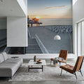 Sellin Pier Sunrise Mural Wallpaper - room preview 03