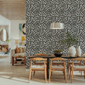Wild Leopard on Repeat Mural Wallpaper - room preview 03
