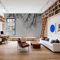 Structure of Trees Mural Wallpaper - room preview 03