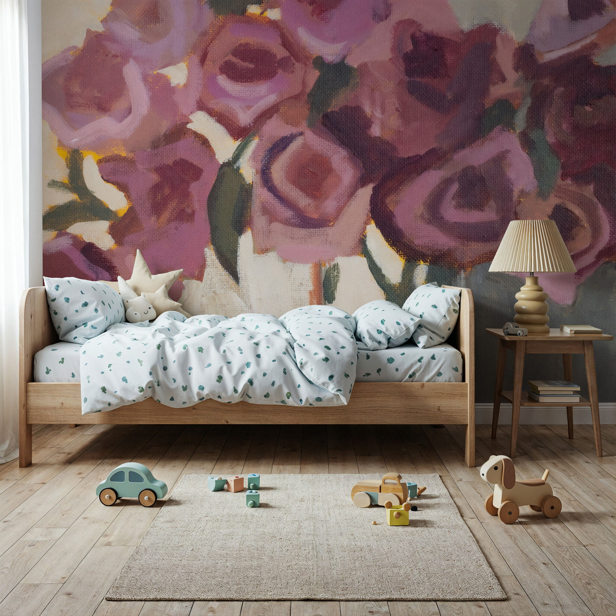 Plum Blooms Mural Wallpaper - room preview 03