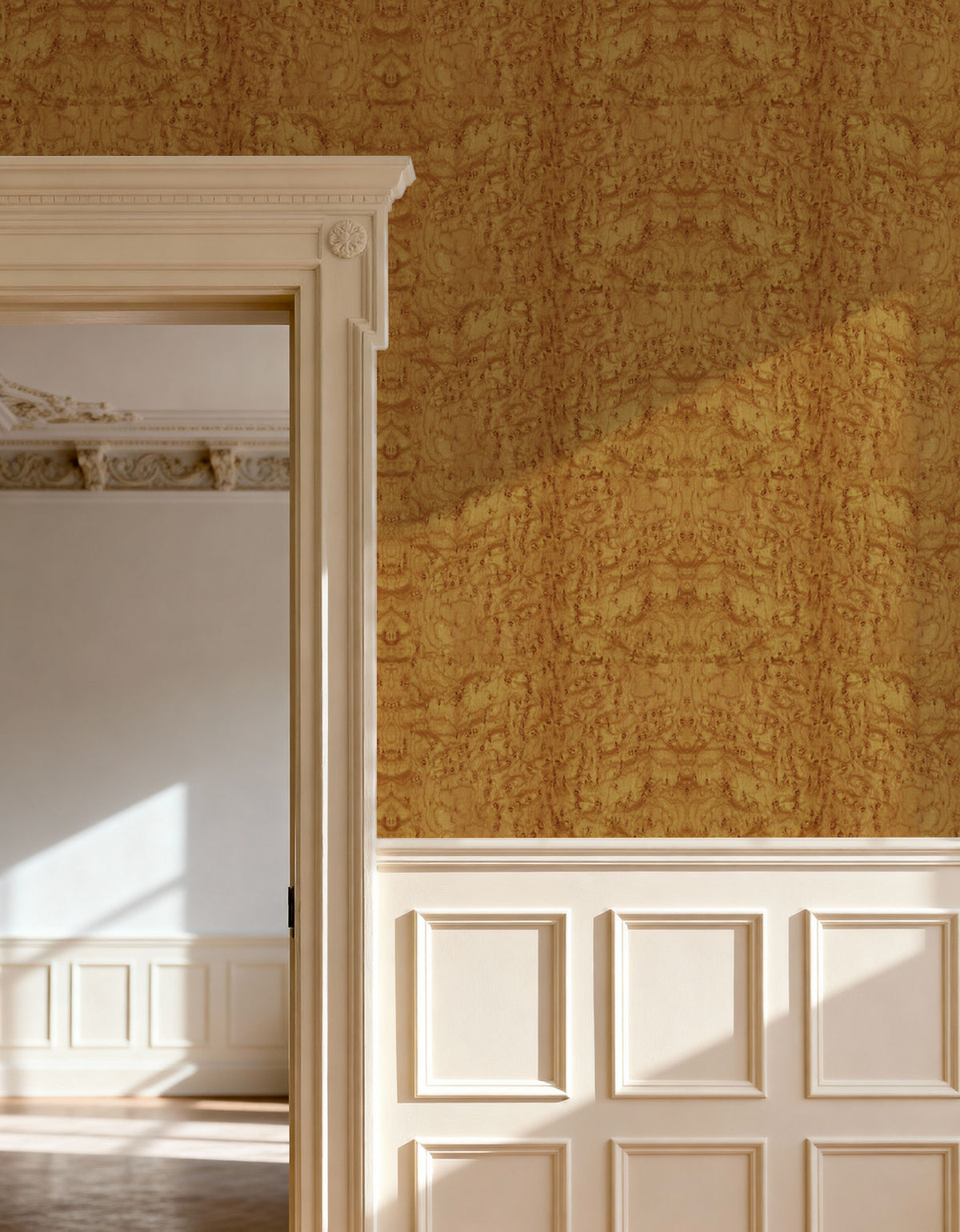 Burl Wood, Sun Mural Wallpaper - room preview 03