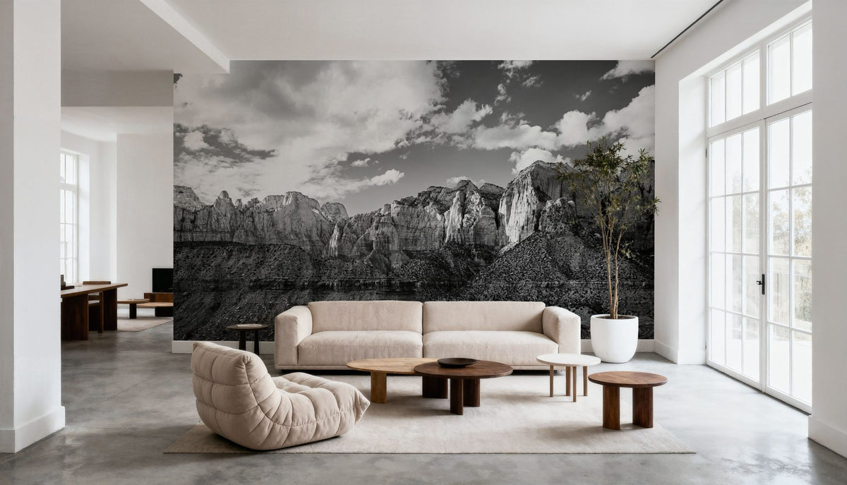 Zion Canyon Ridge Mural Wallpaper - room preview 03