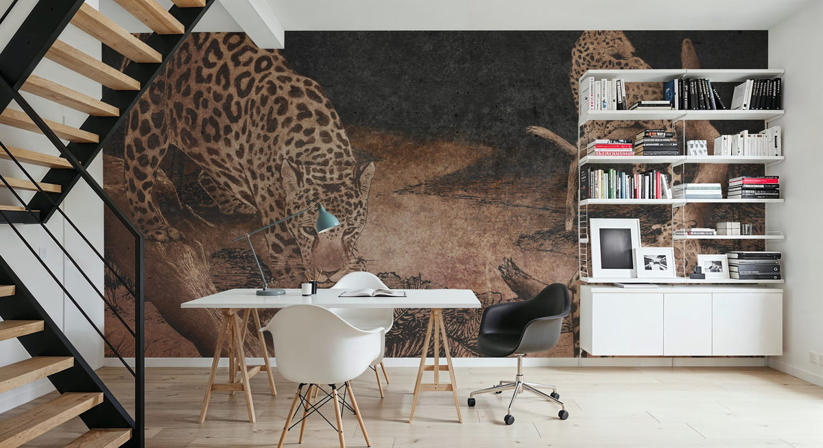 Dwellpaper Brazilian Leopards Mural Wallpaper image 3